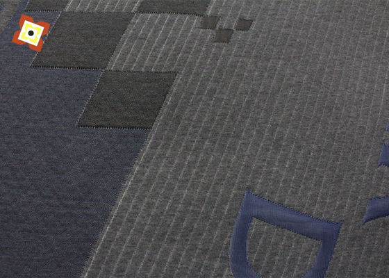 Πλεκτό ύφασμα στρώματος Jacquard 90gsm 100% Πολυεστέρας Αντιστατικό