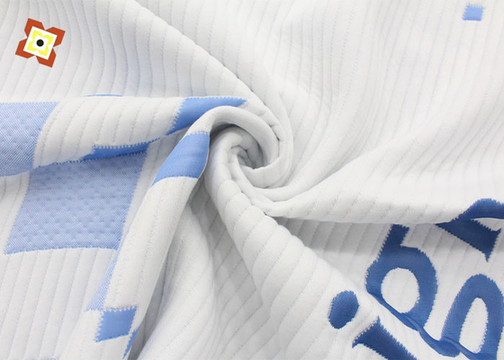 Πλεκτό ύφασμα στρώματος Jacquard 90gsm 100% Πολυεστέρας Αντιστατικό