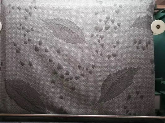 100% Jacquard πολυεστέρα γκρίζο 240gsm ύφασμα στρωμάτων για τα εγχώρια έπιπλα