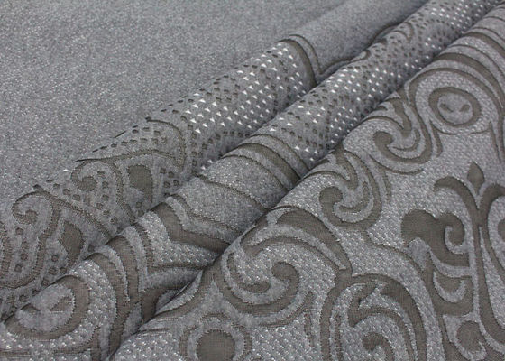 Το βασιλικό σχέδιο έπλεξε το Double-Sided Jacquard φιλικό αναπνεύσιμο ύφασμα δερμάτων μαξιλαριών στρωμάτων