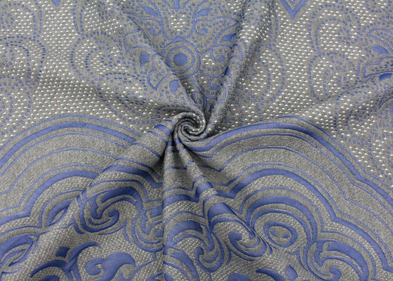 Το βασιλικό σχέδιο έπλεξε το Double-Sided Jacquard φιλικό αναπνεύσιμο ύφασμα δερμάτων μαξιλαριών στρωμάτων