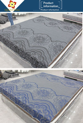 Το βασιλικό σχέδιο έπλεξε το Double-Sided Jacquard φιλικό αναπνεύσιμο ύφασμα δερμάτων μαξιλαριών στρωμάτων