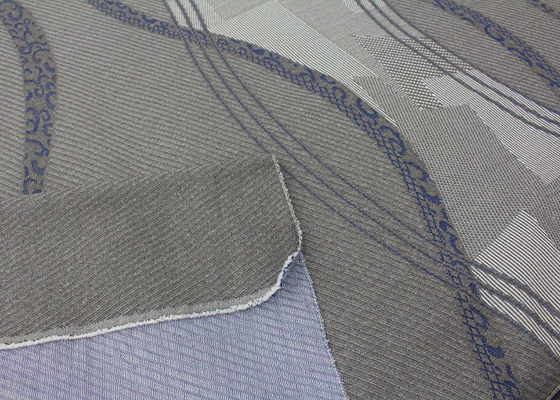 260gsm να γεμίσει στρωμάτων Jacquard λινού υφάσματος γκρίζο πλεκτό πολυεστέρας προστατευτικό ύφασμα
