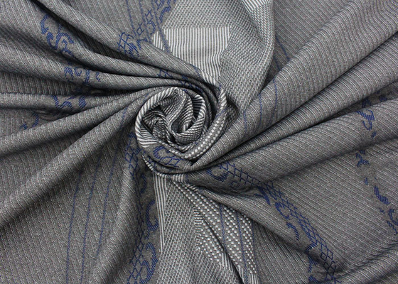 260gsm να γεμίσει στρωμάτων Jacquard λινού υφάσματος γκρίζο πλεκτό πολυεστέρας προστατευτικό ύφασμα