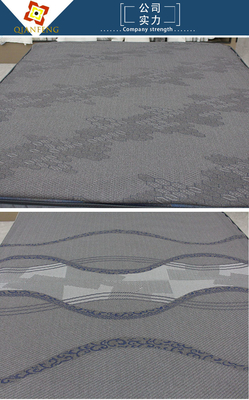 260gsm να γεμίσει στρωμάτων Jacquard λινού υφάσματος γκρίζο πλεκτό πολυεστέρας προστατευτικό ύφασμα