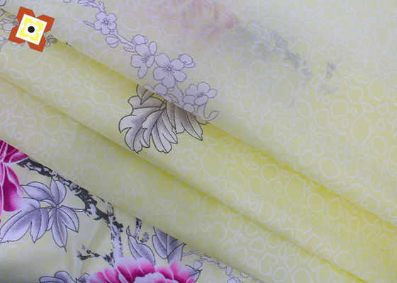 Τυπωμένο το συνήθεια βουρτσισμένο ύφασμα Microfiber πολυεστέρα συρρικνώνεται ανθεκτικό